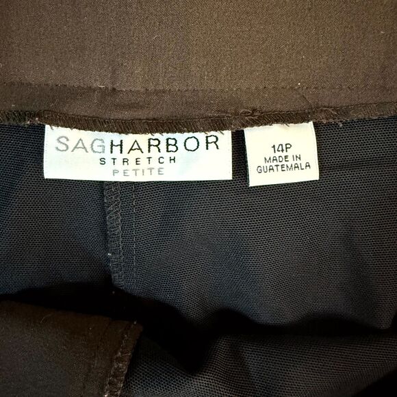 Sag Harbor Stretch Petite Brown Dress Pants Womens Size 14P - Picture 2 of 10